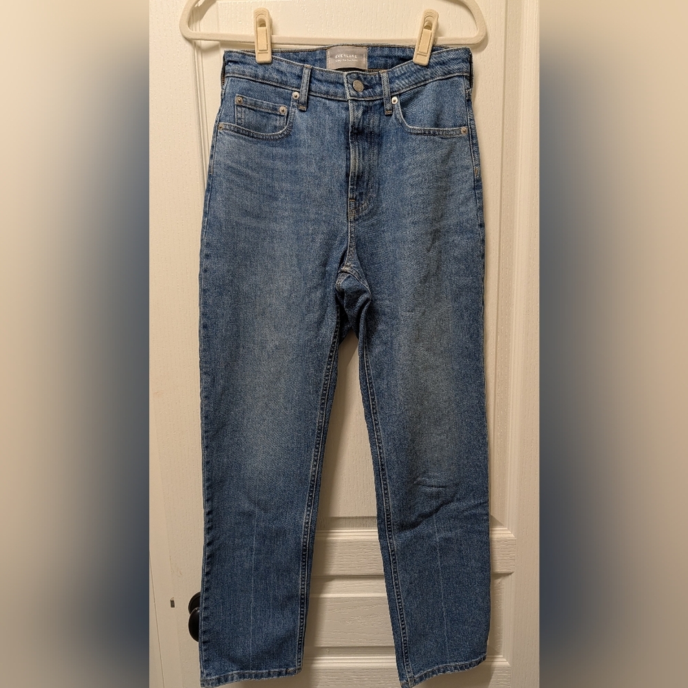 Everlane High Rise Straight Jeans
